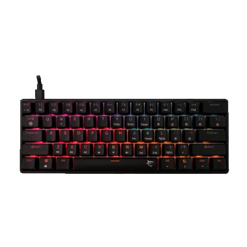 WHITESHARK TASTATURA GK-004111 SHINOBI-2 Crna - Mehanička/ US RED SW. Slike