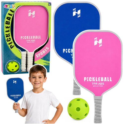 Pink and Blue Tennis Badminton Pickleball Racket Set Cene