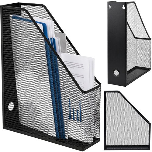  Metal Office Organizer Stand for Documents and Folders, Vertical, Black, A4 Cijene