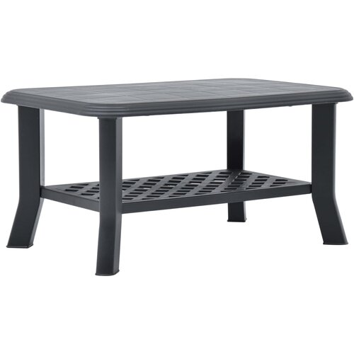 Furnova Klubska mizica antracitna 90x60x46 cm plastika, (21914555) Slike