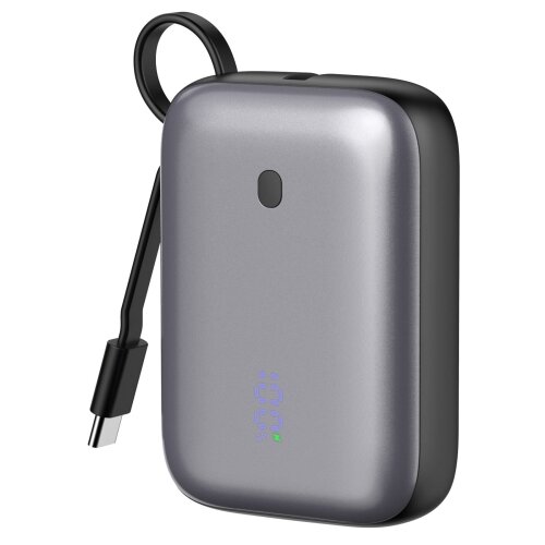 Power bank 10000 mAh 20W Delivery sa ugrađenim USB‑C kablom 1 m crna Slike