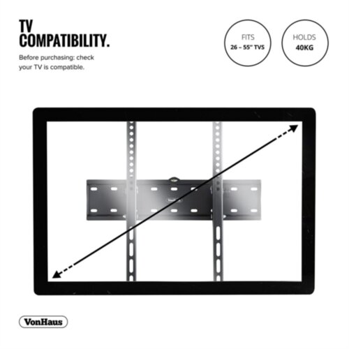 Vonhaus stenski nosilec (26&amp;amp;apos;&amp;amp;apos; - 55&amp;amp;apos;&amp;amp;apos;), za tv Slike