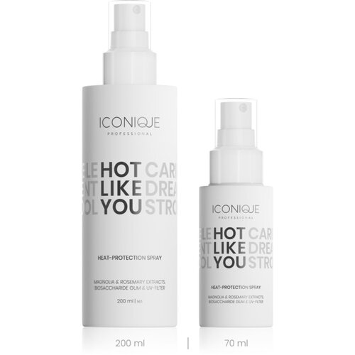 ICONIQUE Professional HOT LIKE YOU Heat-protection za&amp;scaron;titni sprej za toplinsku obradu kose 200 ml Slike