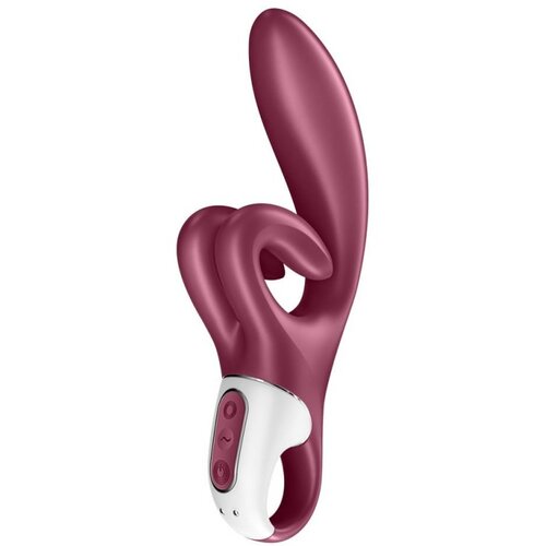 Satisfyer Touch Me crveni silikonski vibrator sa dodatkom za klitoris &amp;mdash; 22 cm &amp;mdash; SATISFY416 Slike