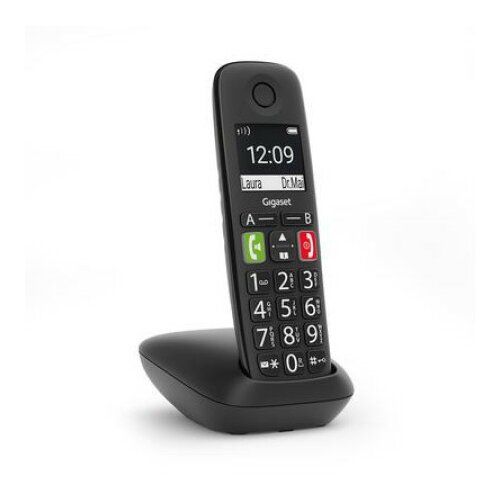 Gigaset E290 blac bežični fiksni telefonk Slike