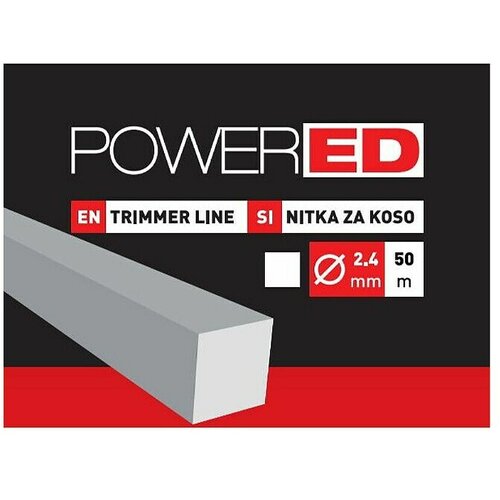 POWERED Plastična nit za trimer (Debljina niti: 2,4 mm, 50 m) Slike