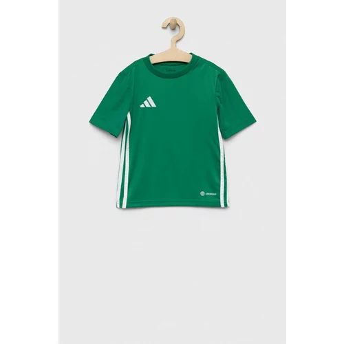 Adidas Otroška kratka majica TABELA 23 JSY zelena barva