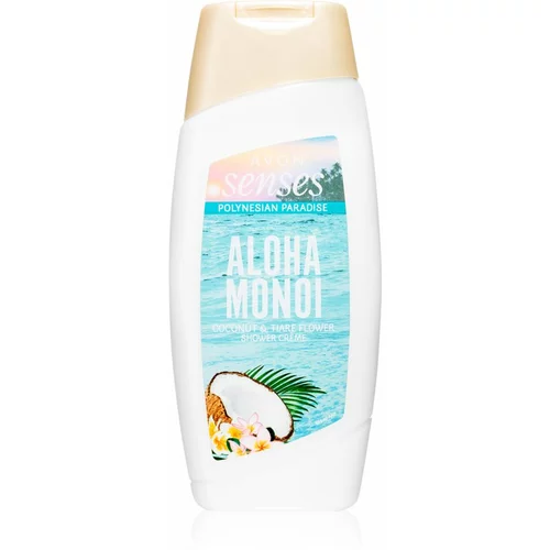 Avon Senses Aloha Monoi kremasti gel za prhanje 250 ml