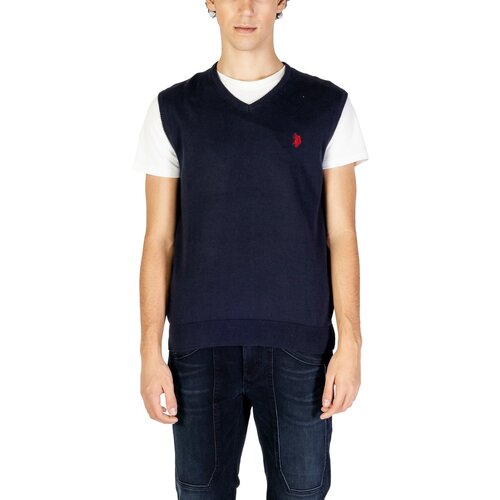 U.S. Polo Assn. Puloverji US40 174001 Modra Cene