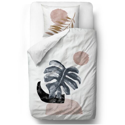 Butter Kings posteljina od pamučnog satena Glossy Monstera, 135 x 200 cm Slike