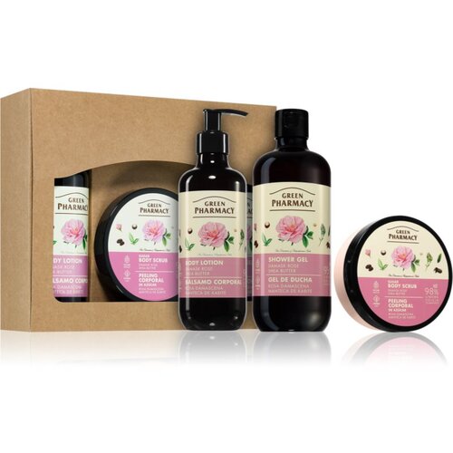 Green Pharmacy Damask Rose & Shea Butter SET darilni set Cene