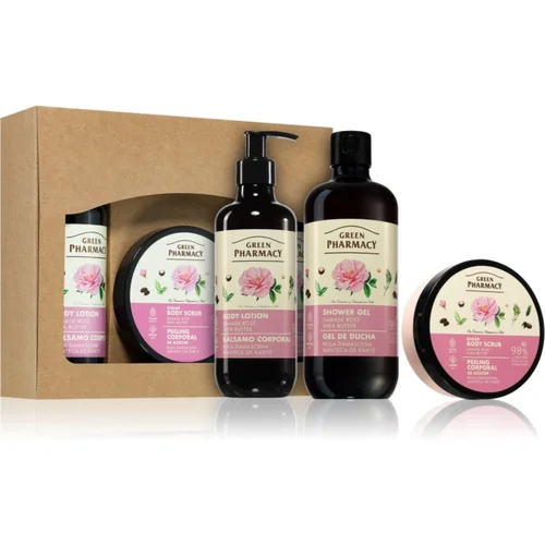 Green Pharmacy Damask Rose & Shea Butter SET darilni set