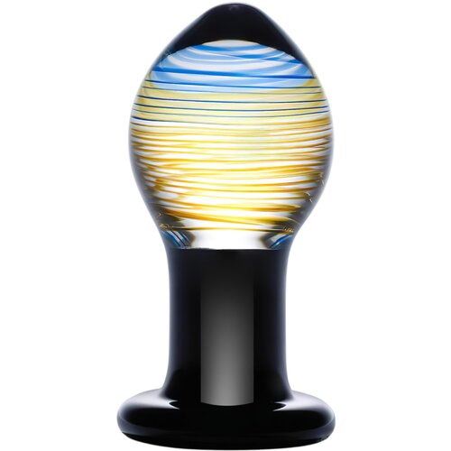 Gläs Galileo - stakleni analni dildo (crno-zlatni) Cijene