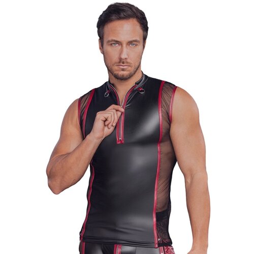 NEK Matte Look Shirt 2161982 Black-Red M Cijene