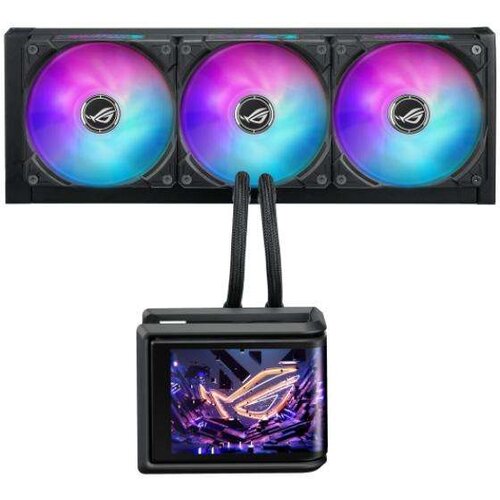 Asus kuler za cpu rog ryuo iv slc 360/3x120mm/ARGB/6.67&amp;quot; amoled/vodeno hladenje/crna 90RC0151-B0EAY0 Slike