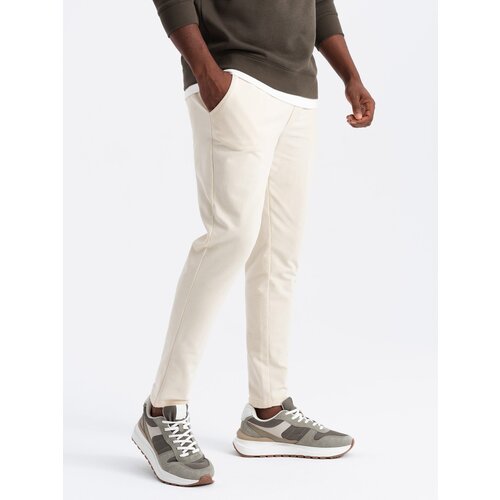 Ombre Men's logo sweatpants - cream Cijene