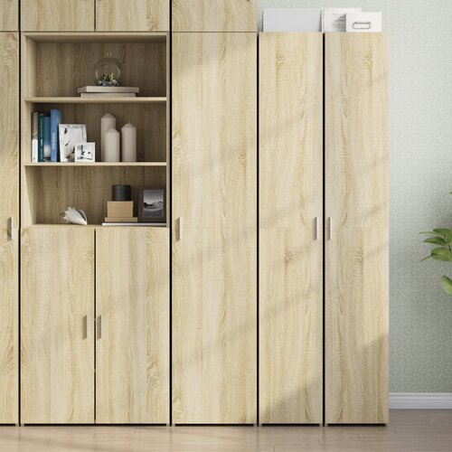  The Living Store Visoka omara sonoma hrast 40x42,5x185 cm inženirski les - Visoka Omarica, (21496502) Slike