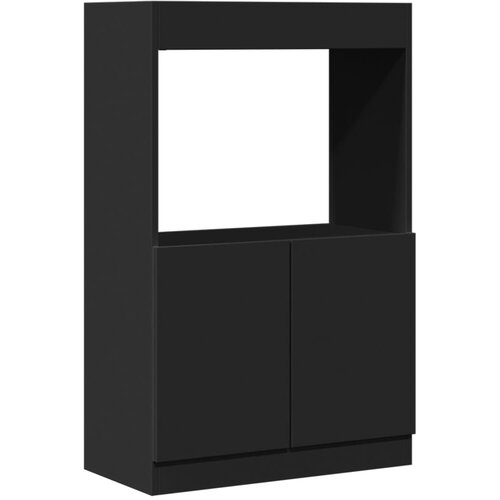 Maison Chic Visoka omara - Komoda - Predalnik črna 63x33x100 cm inženirski les, (21719447) Slike
