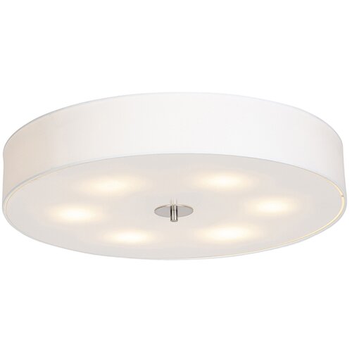QAZQA Država stropna svetilka bela 70 cm - boben Cene