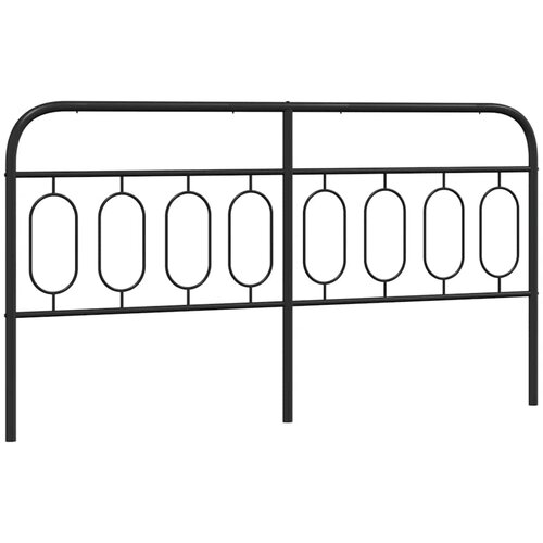  Metalno zamjensko uzglavlje crno 183 cm Slike