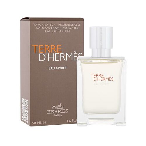 Hermes Terre d&amp;acute;Herm&amp;egrave;s Eau Givr&amp;eacute;e parfemska voda za ponovo punjenje 50 ml za mu&amp;scaron;karce Slike