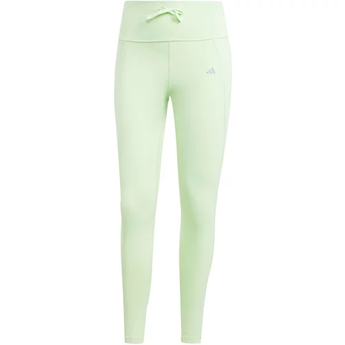 Adidas Športne hlače 'Essentials' srebrno-siva / pastelno zelena