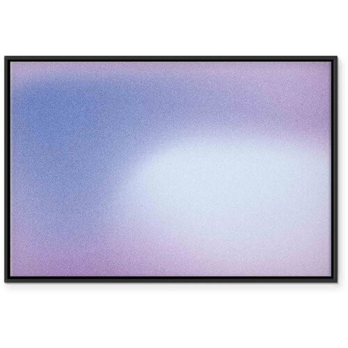  Slika - Heather Mist - Delicate Gradient Comprising Various Shades of Violet 90x60 U crnom drvenom okviru Slike
