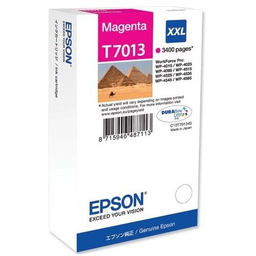 Kartuša Epson T7013 rdeča/magenta XXL - original Cene