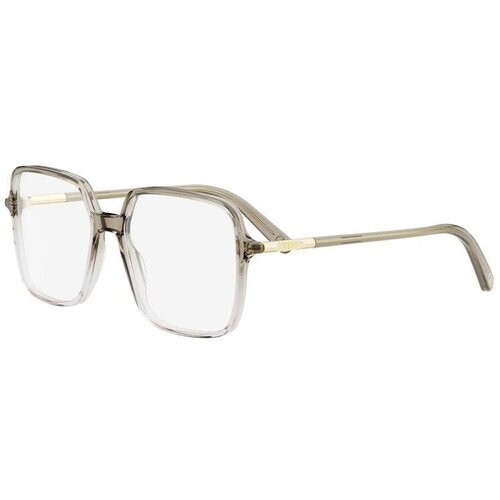 Dior Mini CD O S2I Green Geometric Eyeglasses L (54) Zelena/Kristalna Slike