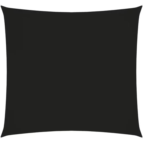vidaXL Senčno jadro oksford blago kvadratno 3,6x3,6 m črno, (20729550)