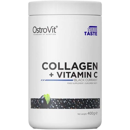 OSTROVIT Collagen + Vitamin C Crna ribizla 400g Slike