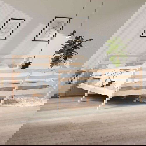  Za krevet od masivne borovine 200 x 200 cm Cene