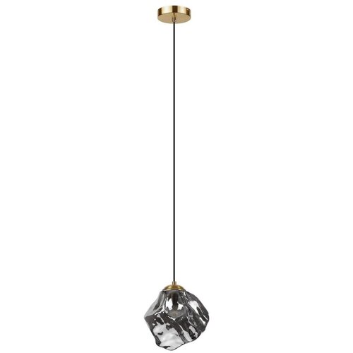  Visilica na sajli CRISTAL 1xE14/15W/230V mesing/zadimljeno crna Cene