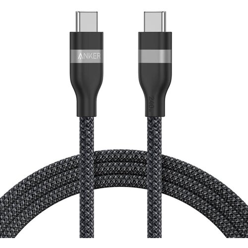 Anker USB tip-C kabl za super brzo punjenje M/M, 1.8m, 240W/480Mbps, Pleteni, Crni Cene
