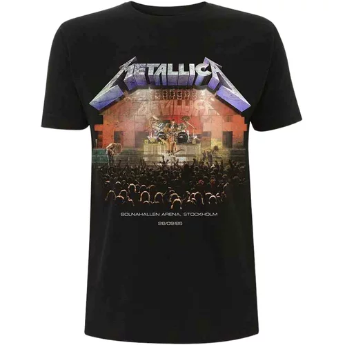 Metallica Majica Stockholm '86 Unisex Black L