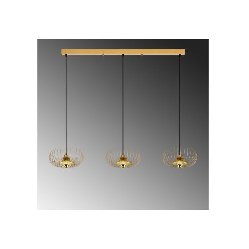 Opviq Luster Karsortel-N-641-3, zlatne boje Slike