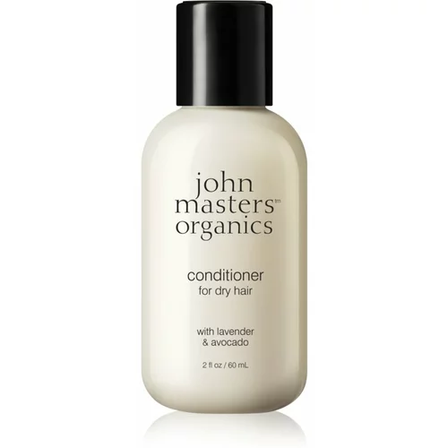 John Masters Organics Lavender & Avocado Conditioner balzam za suhe in poškodovane lase 60 ml