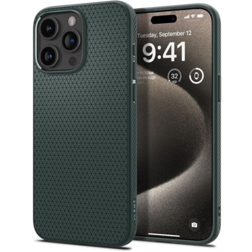 Case SPIGEN LIQUID AIR ACS06564 ZA IPHONE 15 PRO MAX - ABYSS GREEN Cijene