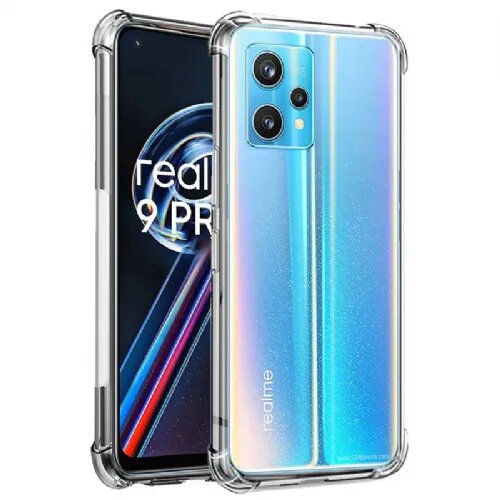 Onasi silikonski ovitek ANTISHOCK za Realme 9 / Realme 9 Pro Plus - prozoren Cene