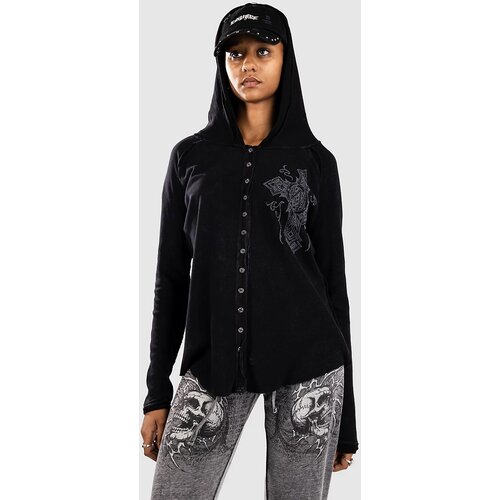 Affliction Chaos Theory Buttondown Hd Srajca black / grey Cene