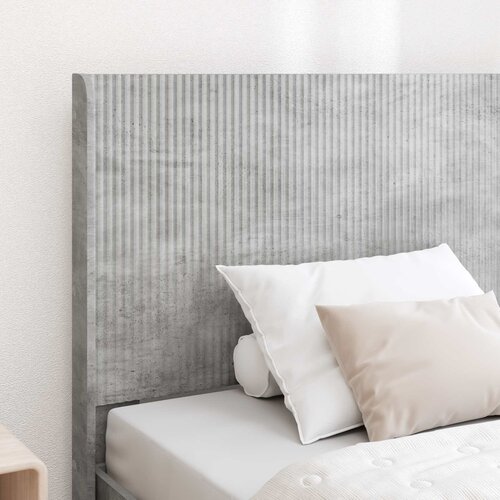  Uzglavlje Betonska siva Konstruirano drvo 97 x 7 x 100cm Slike