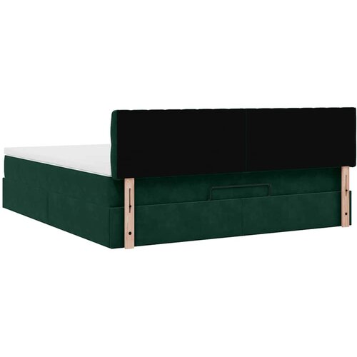  Otomanski krevet s madracem i LED 160x200 cm bar&amp;scaron;unasti Slike