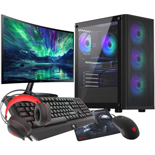 VIST VENTUM PC Gaming Ryzen 7 5700X - RAM 32GB - RTX 4060Ti - SSD 1TB M.2 - WIFI - 27" - Windows 11 Pro, (21554024)