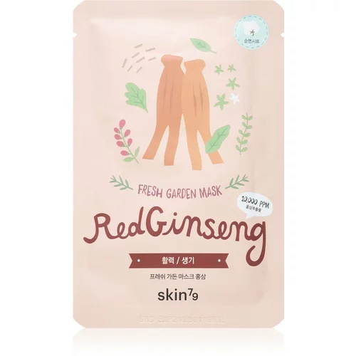 Skin79 Fresh Garden Red Ginseng revitalizirajuća sheet maska s žen-šenom 23 g