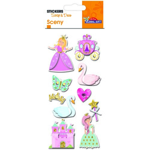 Grupo SCENY SCRAP & DECO NALEPKE RELIEF PRINCES, (20862801) Cene