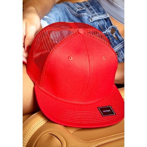 MSTRDS MoneyClip Trucker Snapback Cap Red Cene