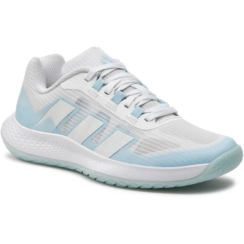 Adidas Čevlji Forcebounce 2.0 Volleyball ID7765 Ftwwht/Ftwwht/Iceblu