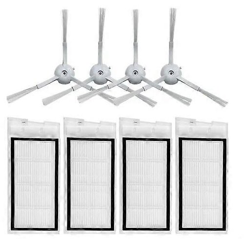 INORCO Zdruljiv Zdruljiv Xiaomi Roidmi Eve Plus SDJ01RM Glavna stranska krtaa Hepa Filter Mop Vreka za prah Robotski sesalnik Nadomestni dodatki, (21985205) Slike