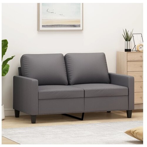 vidaXL Dvosed siva 120 cm umetno usnje Cene