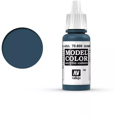 Vallejo Model Color 180 Gunmetal Blue (800) - 17 ml Cene